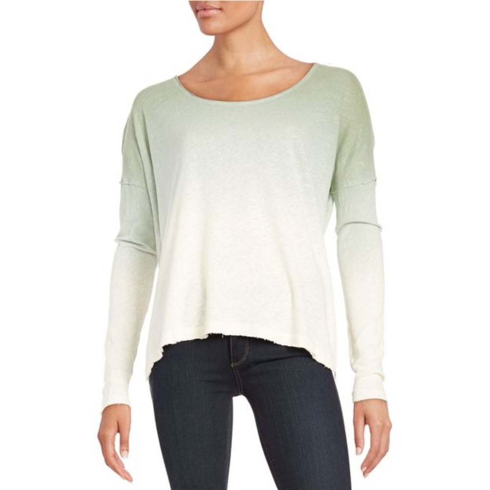 Free People Ombre Knit-Green